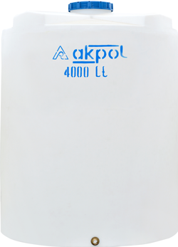 Akpol 4000 Lt  Polietilen Dik Su Deposu
