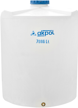 Akpol 7000 Lt  Polietilen Dik Su Deposu