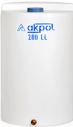Akpol 200 Lt Polietilen Dik Su Deposu
